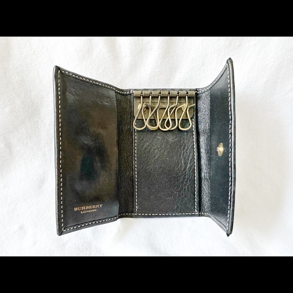 Burberry Check and Leather Key Pouch - Picture 2 of 2